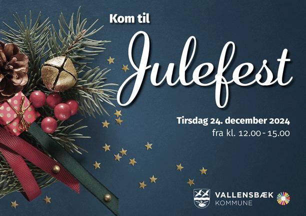 En juledekoration med grafik 